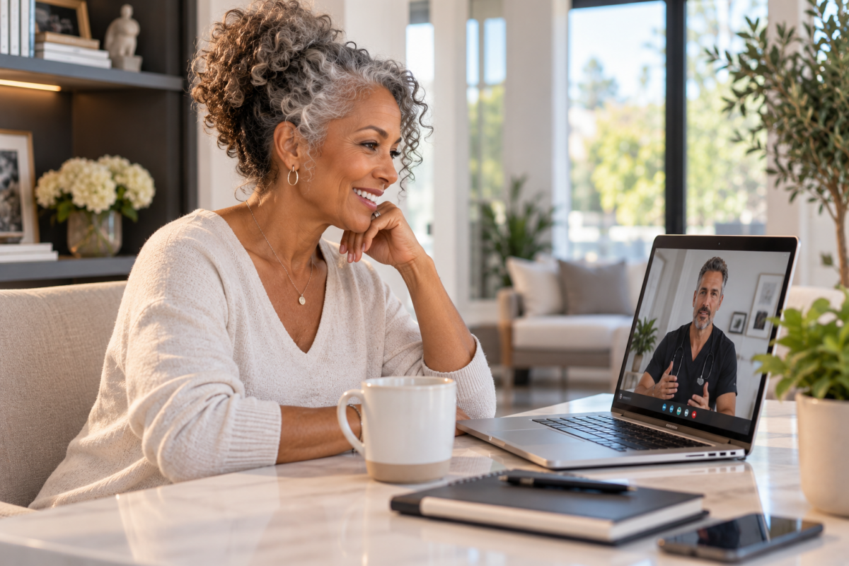 Virtual healthy aging and longevity consultation